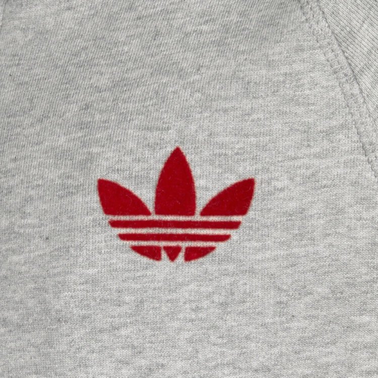 Sweat à capuche Adidas Originals Gris emblème Rouge S96063 https://mastersportdz.store original Algerie DZ