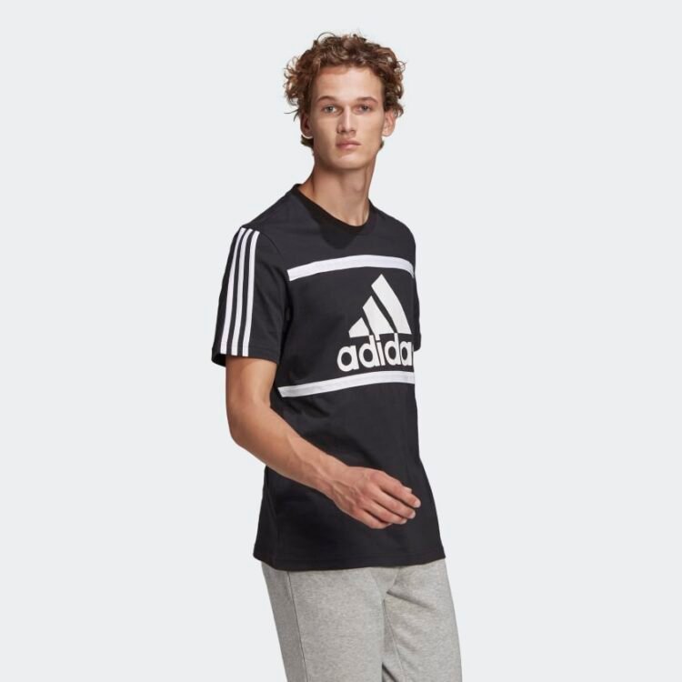 T-Shirt Pour Hommes Adidas Essentials Logo Colorblock GK8912 https://mastersportdz.store original Algerie DZ