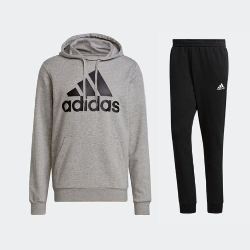 ADIDAS AEROREADY Essentials Kangaroo Pocket GRIS/NOIR GK9653 https://mastersportdz.store original Algerie DZ