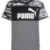 Ensemble Enfants - PUMA  JR ESS CAMO TEE B Noir 847342-01 https://mastersportdz.store original Algerie DZ