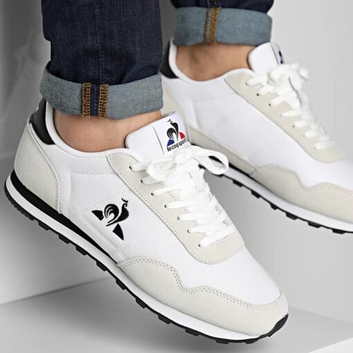 Chaussure Le Coq Sportif Astra Optical White Black 2310307 https://mastersportdz.store original Algerie DZ