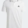 Essentials Piqué Small Logo Polo Shirt - White IC9315 https://mastersportdz.store original Algerie DZ