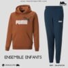 Ensemble ENFANTS PUMA ESS big Logo ORANGE/BLEU 58698781 https://mastersportdz.store original Algerie DZ