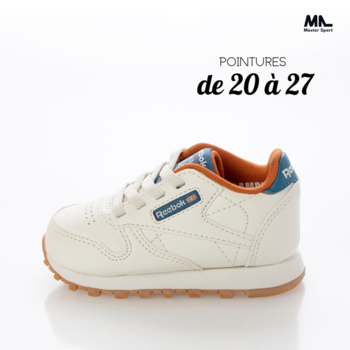 Chaussure Reebok CL LTHR pour Enfant HR1073 https://mastersportdz.store original Algerie DZ