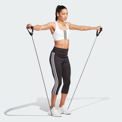 Leggings Adidas Designed To Move High-Rise 3-Stripes 3/4 GL3985 https://mastersportdz.store original Algerie DZ