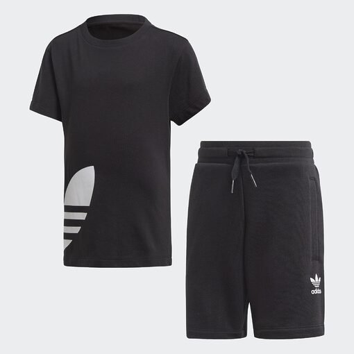 Ensemble Adidas BIG TREFOIL : TShirt et Short pour Enfants FM5617 https://mastersportdz.store original Algerie DZ