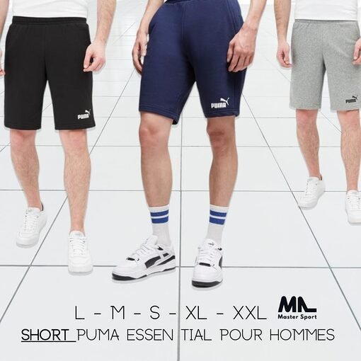 Short Puma Essential pour Hommes 58670901 https://mastersportdz.store original Algerie DZ