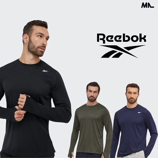 T-shirt d'entraînement Reebok à manches longues pour Hommes 100065328 https://mastersportdz.store original Algerie DZ