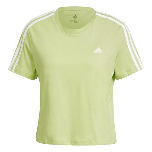T-shirt Adidas Essentials Loose 3-Bandes Cropped Femme HF7240 https://mastersportdz.store original Algerie DZ