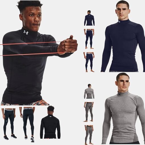 Ensemble Under Armour ColdGear Compression Homme 1366072-001 https://mastersportdz.store original Algerie DZ