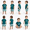Ensemble short et t-shirt tie-dye Essentials Bébé 69329141 https://mastersportdz.store original Algerie DZ